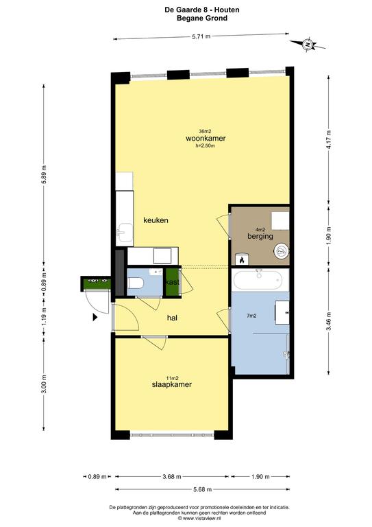Te koop: Foto Appartement aan de De Gaarde 8+P in Houten
